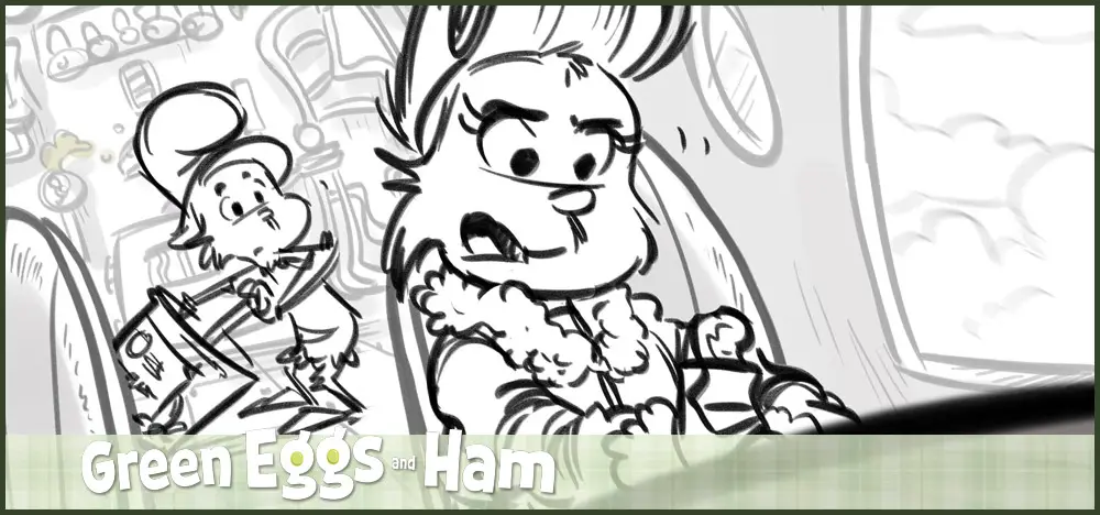 Green Eggs and Ham Storyboards